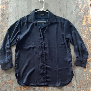 Banana Republic Oversized Satin Button down